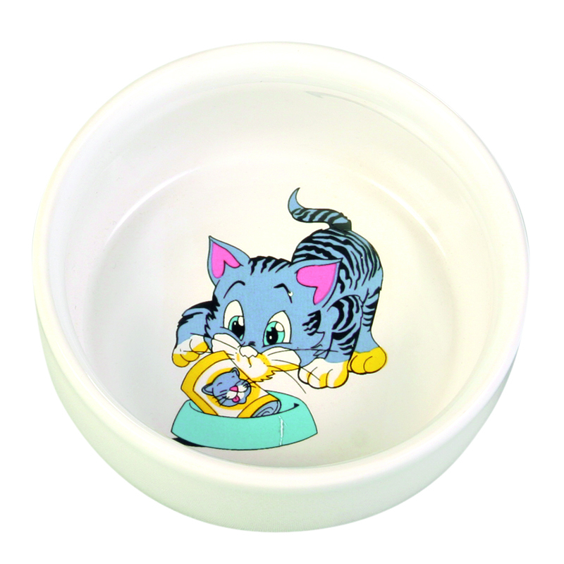 Trixie Futternäpfe Trixie Keramiknapf mit Motiv, Katze