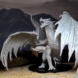 Gargantuan Red Dragon: Wizkids Deep Cuts Unpainted Minis