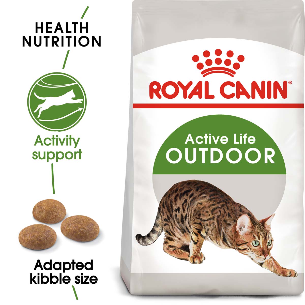 ROYAL CANIN OUTDOOR Trockenfutter 2kg + Digest Sensitive Nassfutter 12x85g