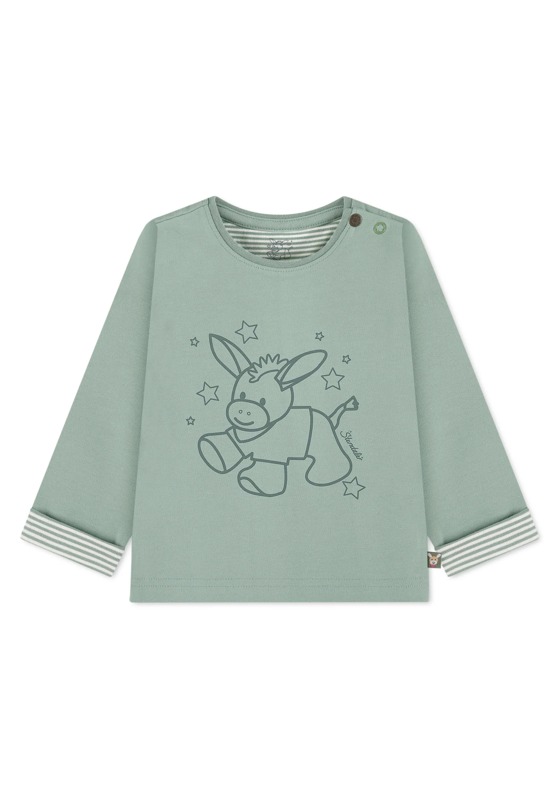 GOTS Langarm-Shirt Esel Emmi aus Single Jersey