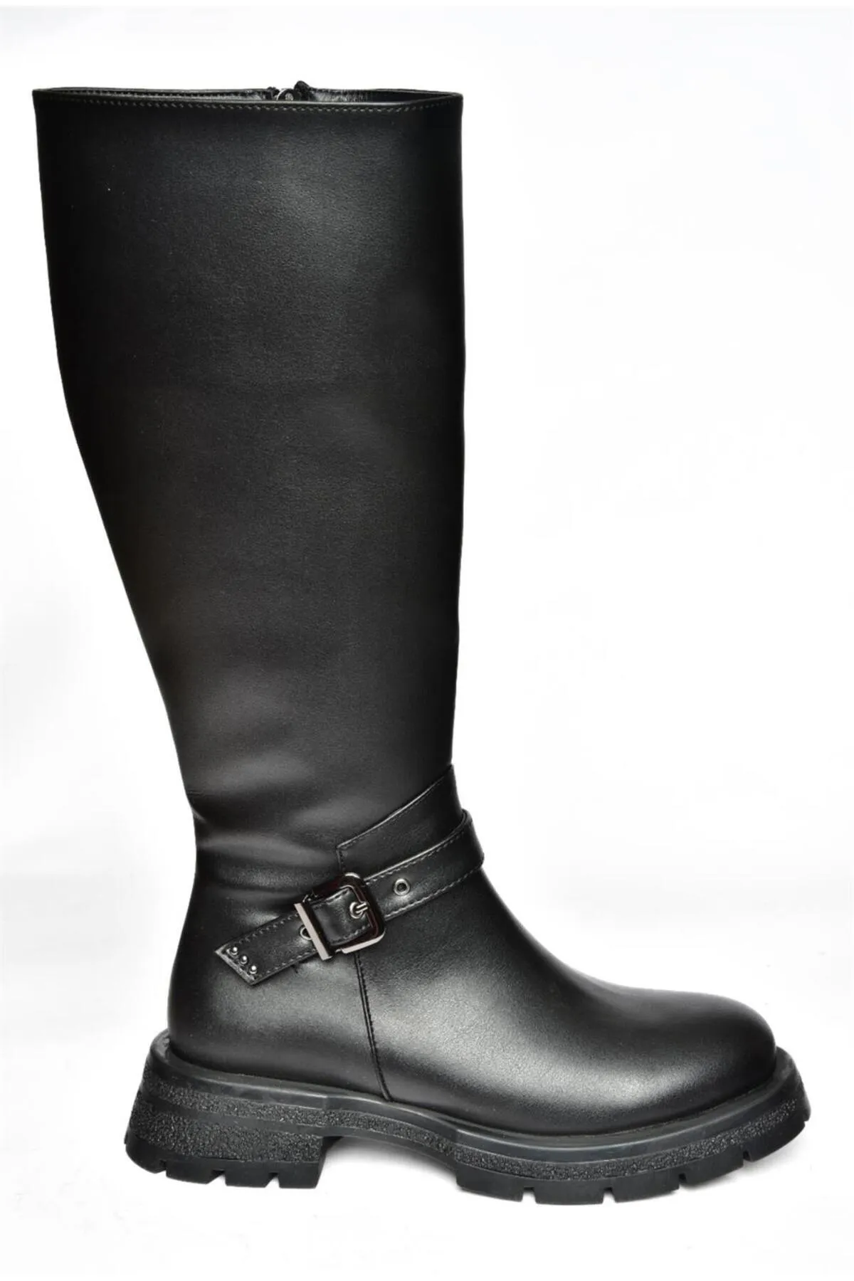 Fox Shoes  R518096809 Schwarze Damenstiefel mit Reißverschluss und niedrigem Absatz