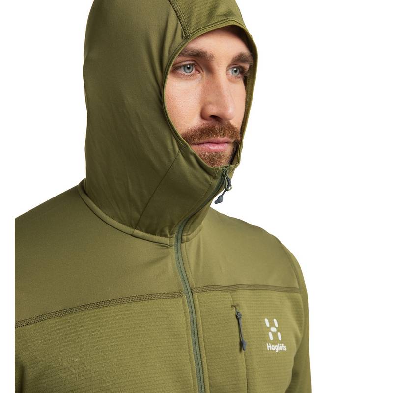 Haglfs L.I.M Mid Multi Hood Fleecejacke Herren