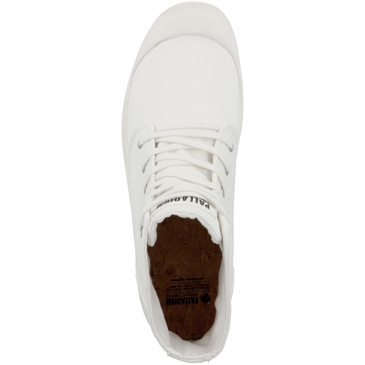 Palladium Pampa Hi Organic II Schnürboots weiss
