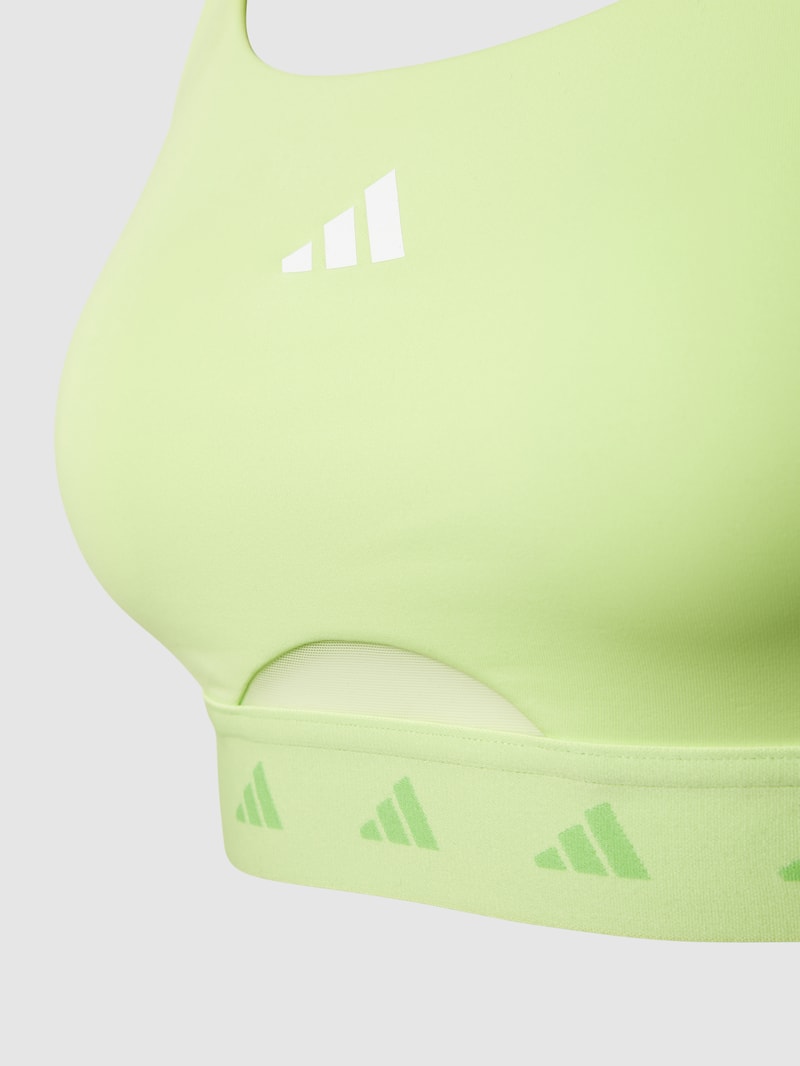 Sport-BH mit Cut Out in neon grün