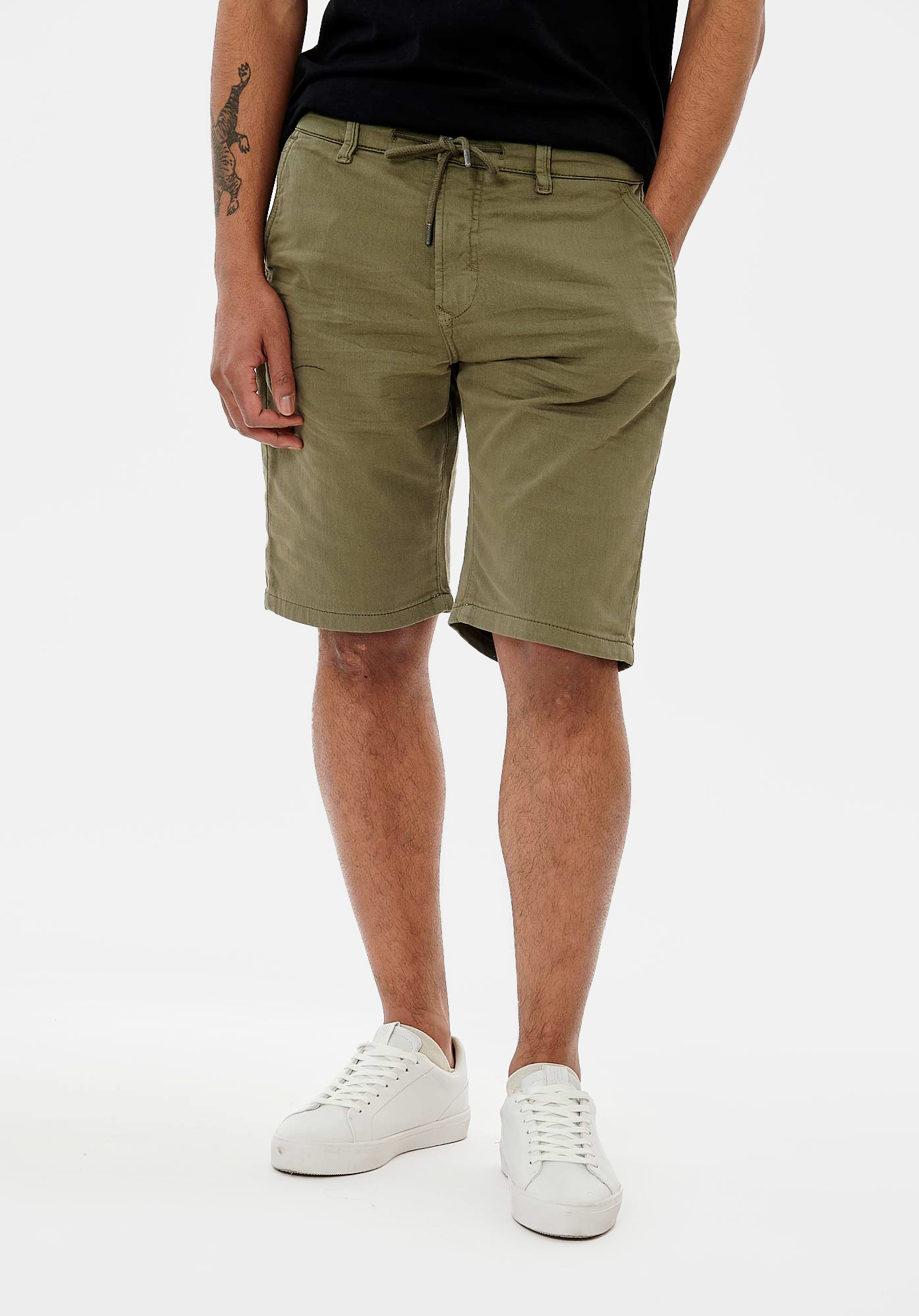IRMIX  Bermuda kaki Homme