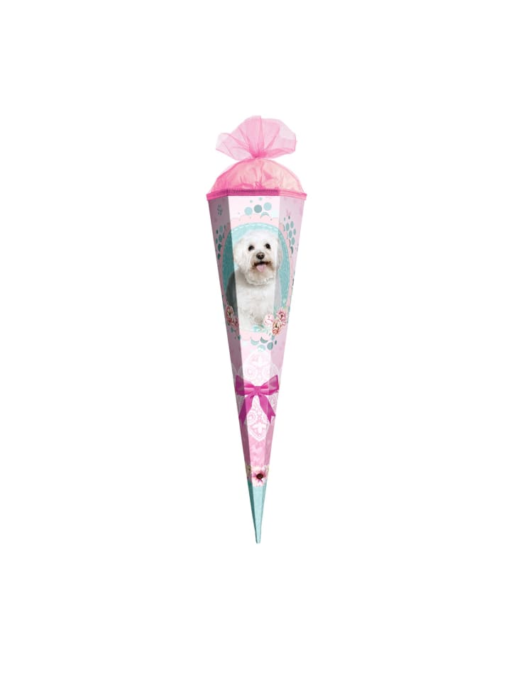 ROTH Geschenk-Schultüte klein Hündchen 50 cm in Bunt günstig kaufen onesize