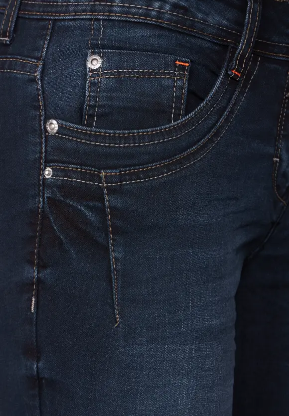 CECIL Loose Fit Jeans in 3/4-Länge