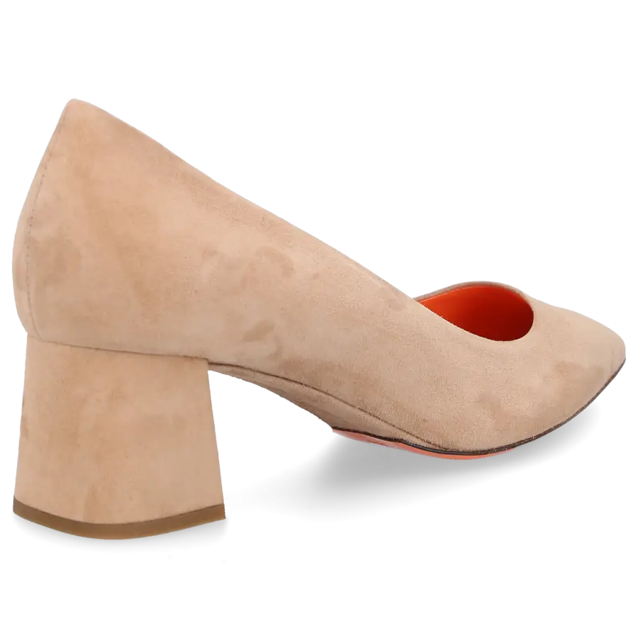 Santoni - Pumps 70049 Veloursleder - beige