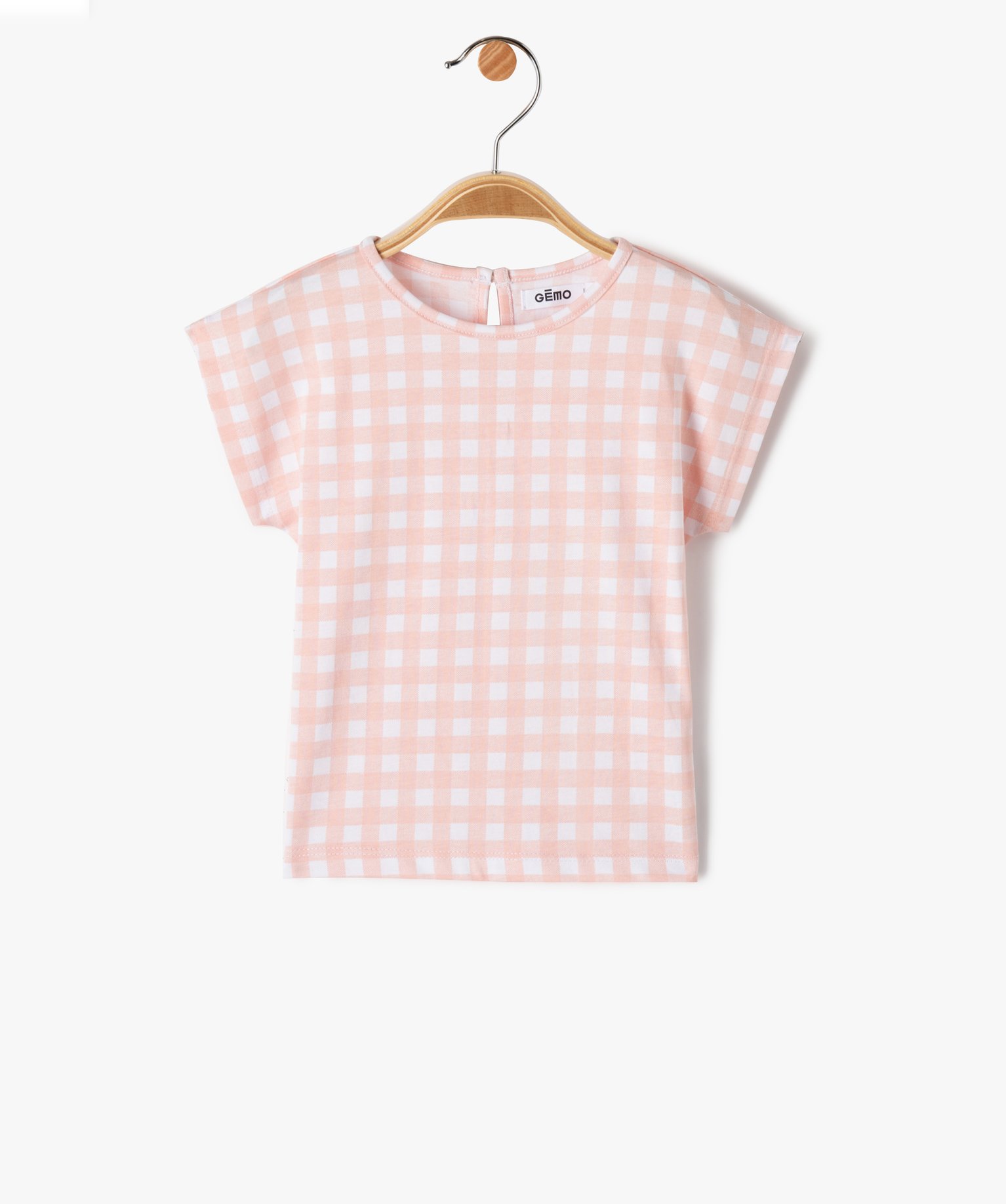 Ensemble bébé fille 2 pièces : salopette courte + tee-shi... denim | GEMO