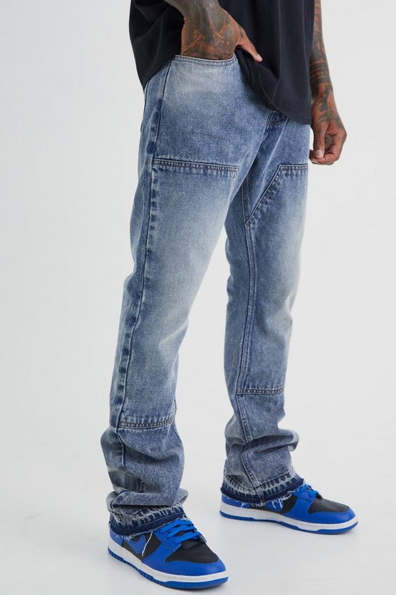 Slim-Fit Schlagjeans