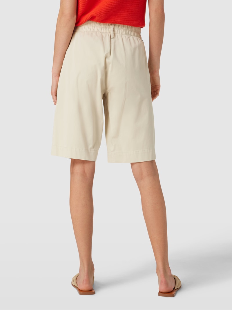 Bermudas mit Bügelfalten Modell 'VERA' in kitt