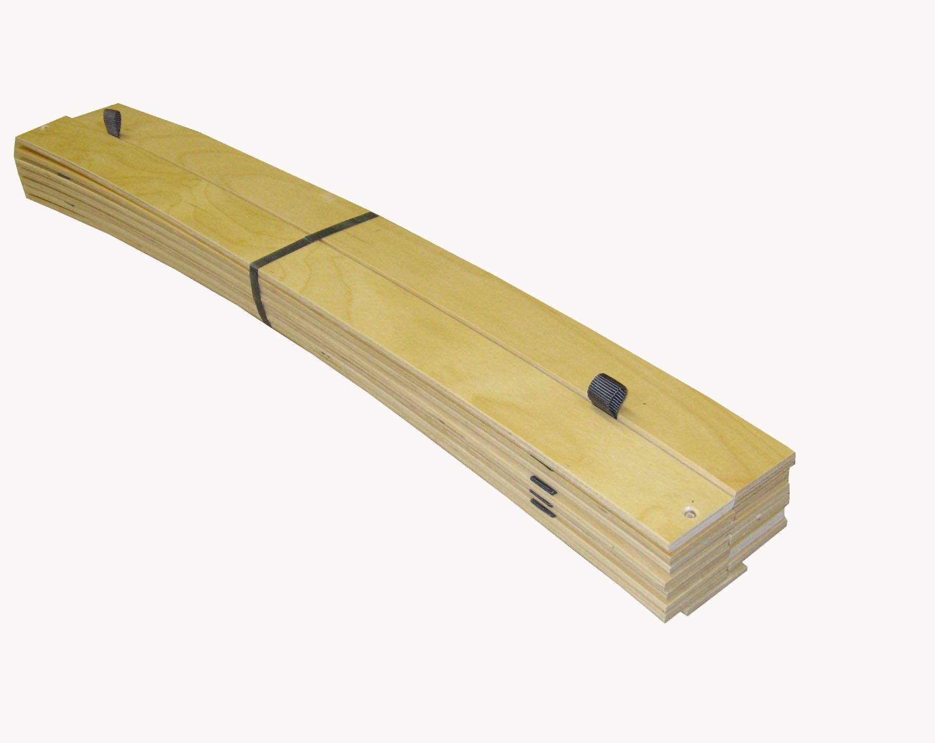 Rollrost Doppelpack Rollroste aus Federholzleisten 90x200 Birke, ERST-HOLZ