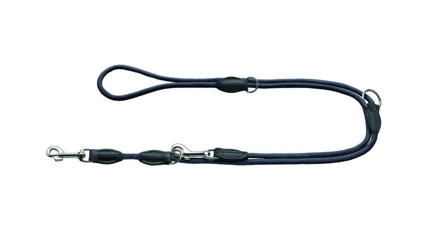 Hunter Verstellbare Führleine Eiby Freestyle blau 8/200 Tau