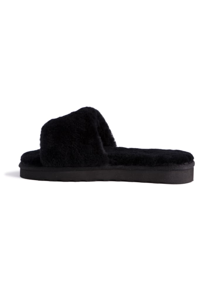 Aus Wooli Slipper Rosebay in Black günstig kaufen