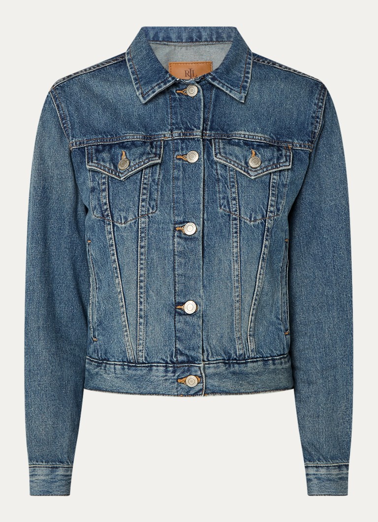 Jachetă din denim Ralph Lauren cu buzunare la piept