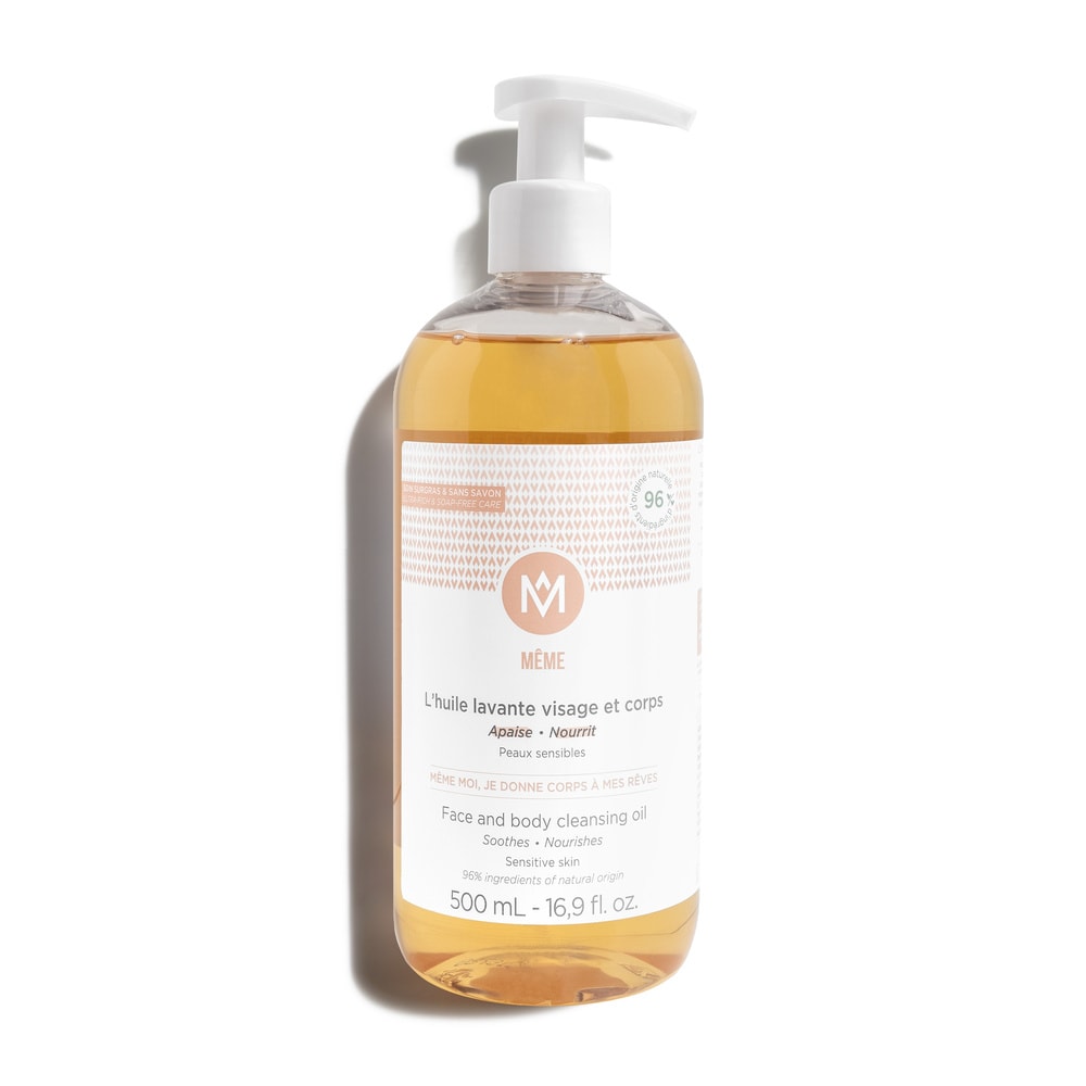 Même Huile lavante visage et corps Huile de douche