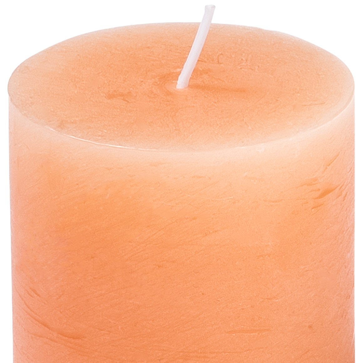 Kleine Kerze im rustikalen Look