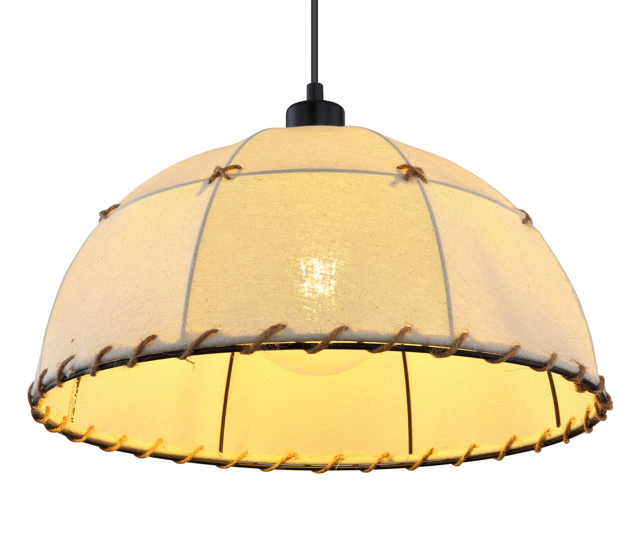 Globo Lighting - REX - Hängeleuchte Metall schwarz matt, 1x E27