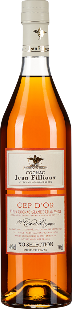 Jean Fillioux Cognac Cep d’Or Selection 1er Cru 0,7 Liter im Geschenkkarton