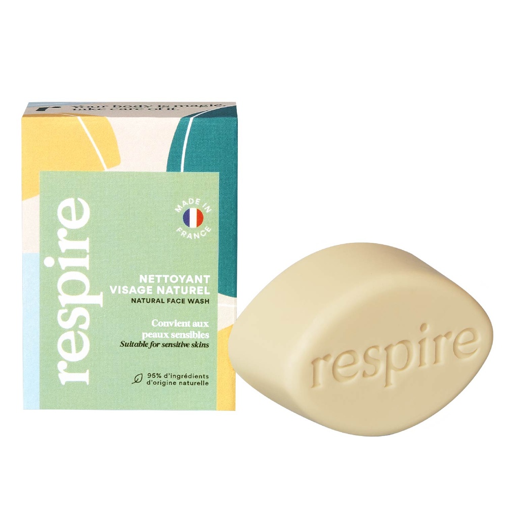 Respire Nettoyant visage solide 50gr NETTOYANT VISAGE SOLIDE