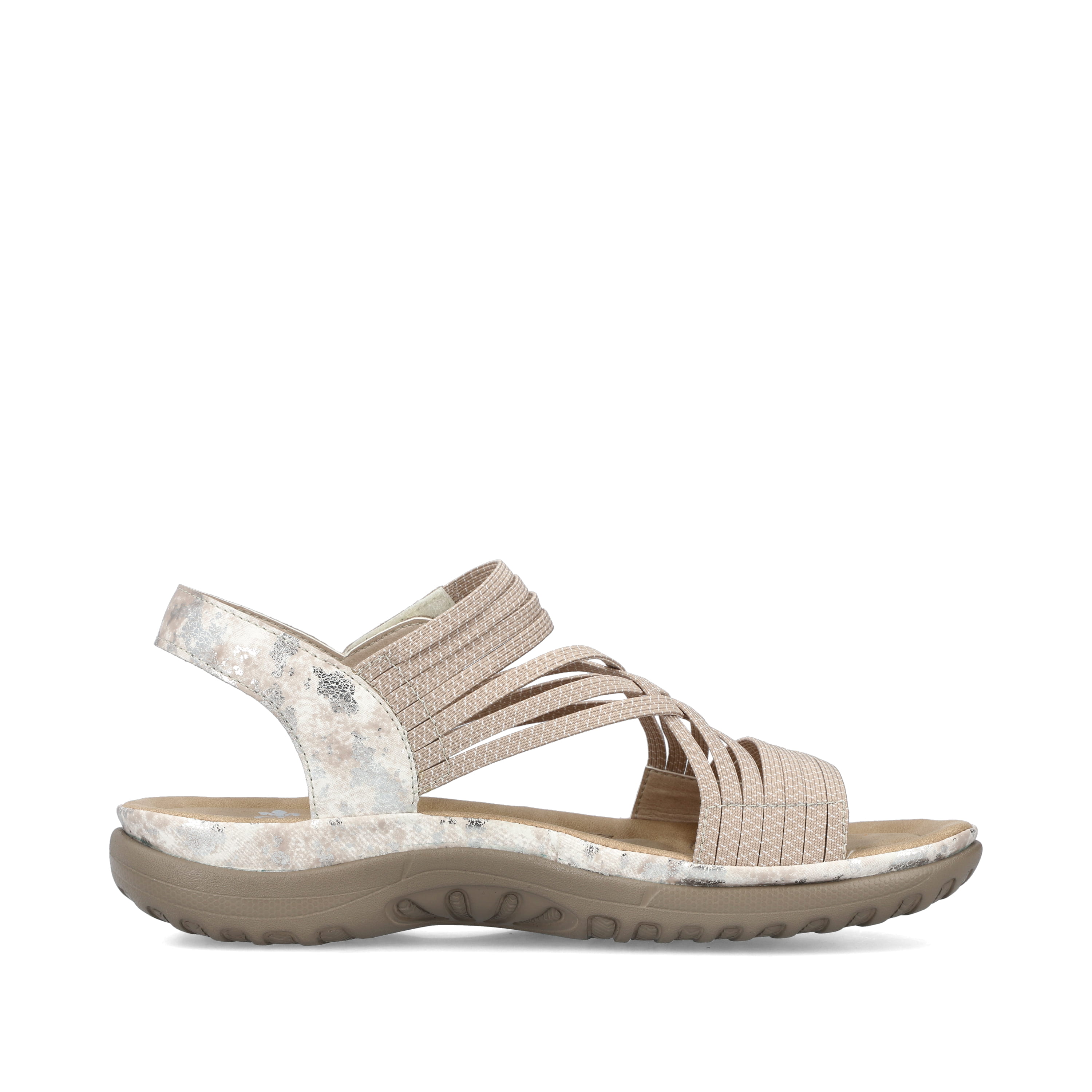 Rieker Damen Riemchensandalen cremebeige