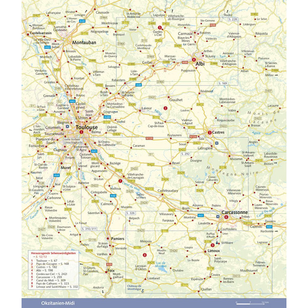 REISEFÜHRER TOULOUSE, ALBI,CARCASSONNE