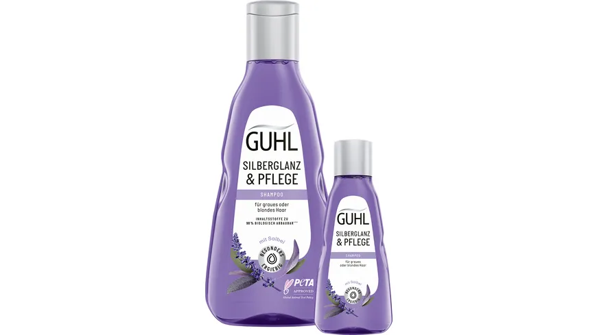 GUHL Silberglanz & Pflege Shampoo + Mini 300 ml