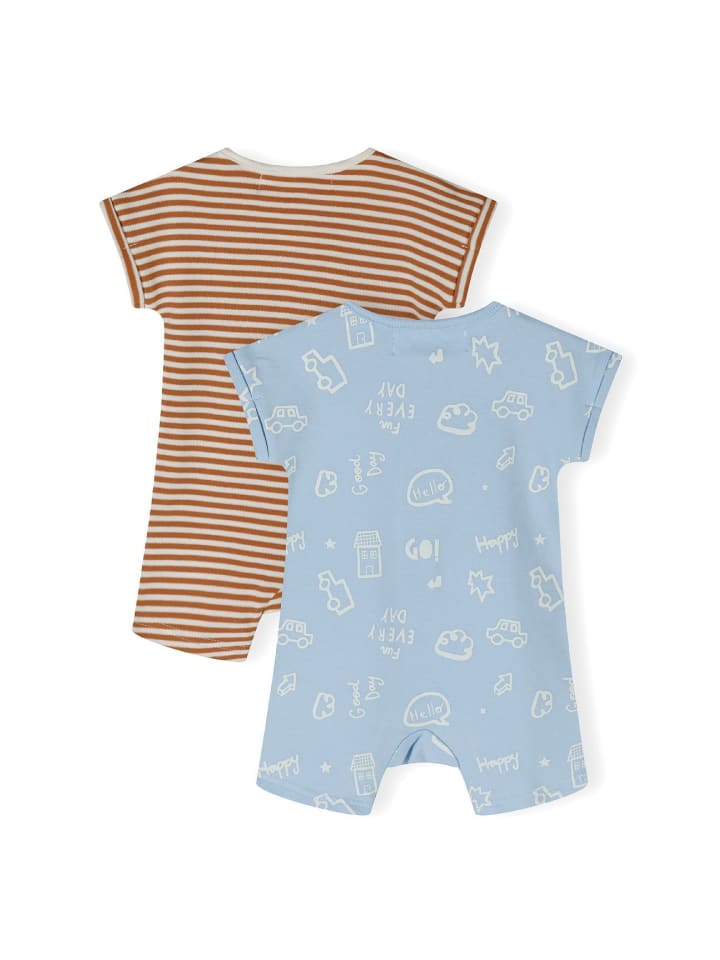 Minoti 2er. Set: Strampler 24babypack19 in beige günstig kaufen