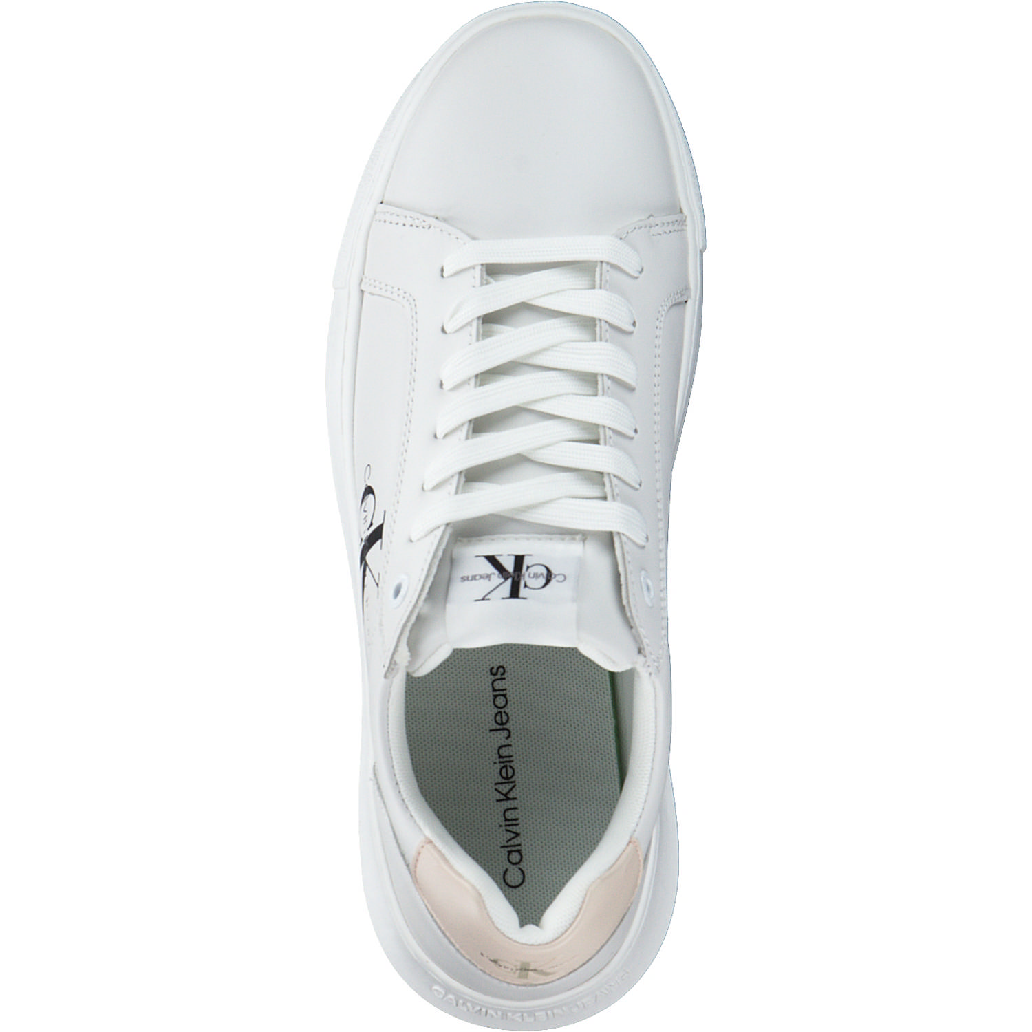 Calvin Klein YW0YW00823, Sneakers Low, Damen, Weiß