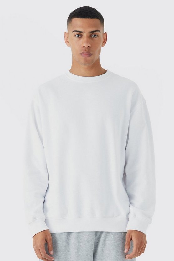 Basic Oversize Rundhals-Sweatshirt
