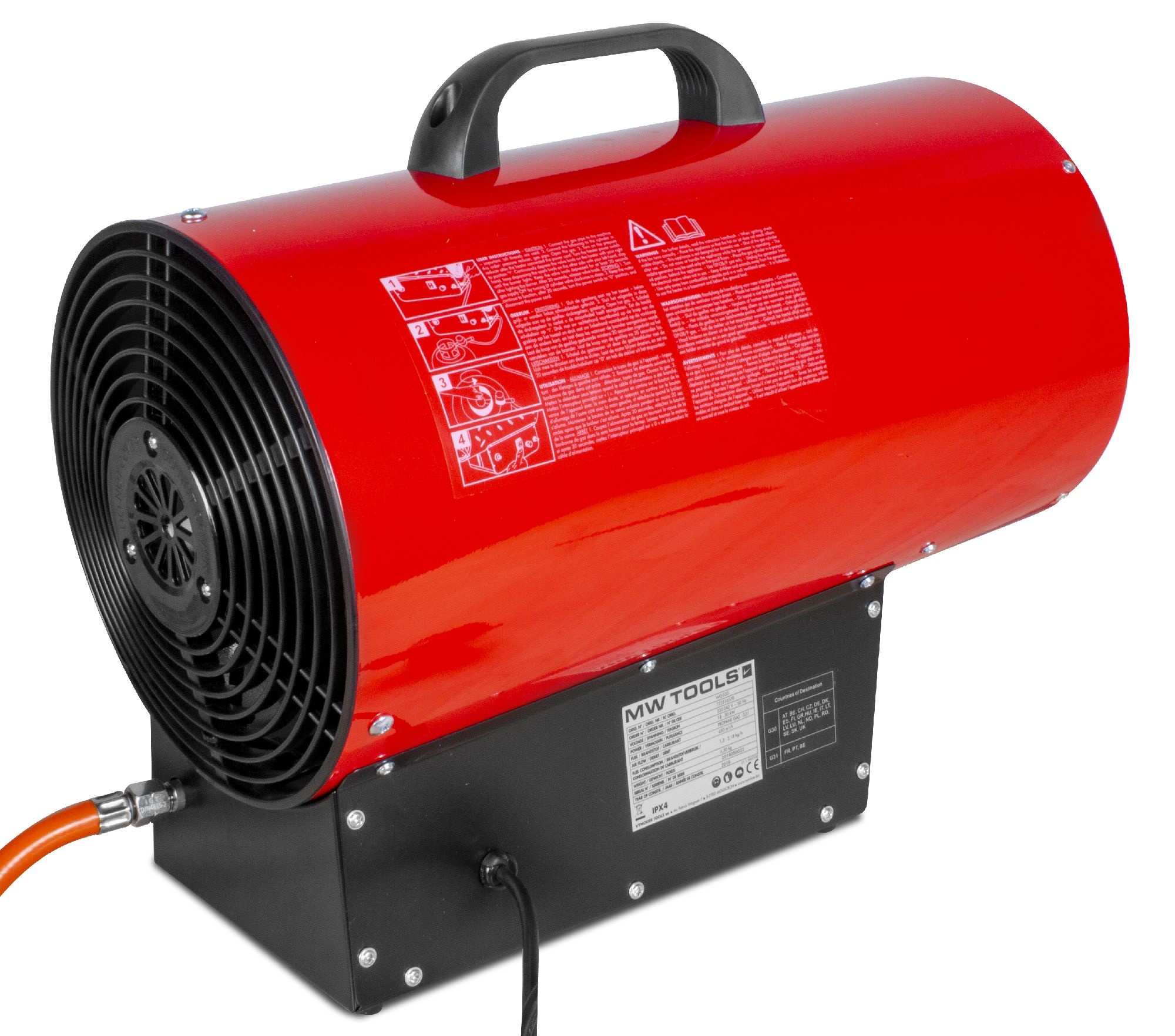 Metal Works 722316570 WG100 Propaanikaasulämmitin 18-30kW säädettävä ERP