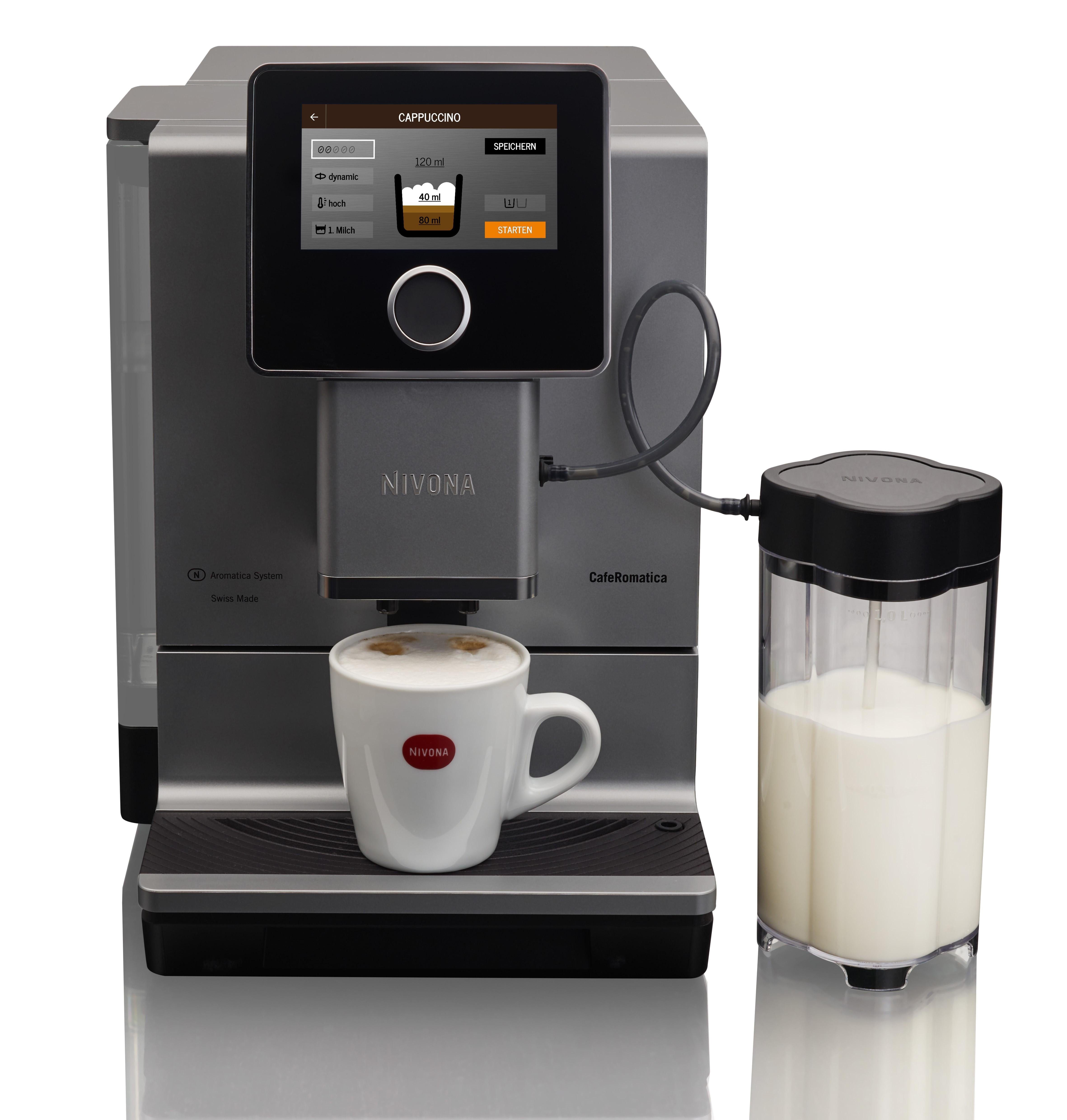 Nivona Kaffeevollautomat NICR 970, ECO-Modus, Nivona App, Tassenbeleuchtung, Wassertankbeleuchtung
