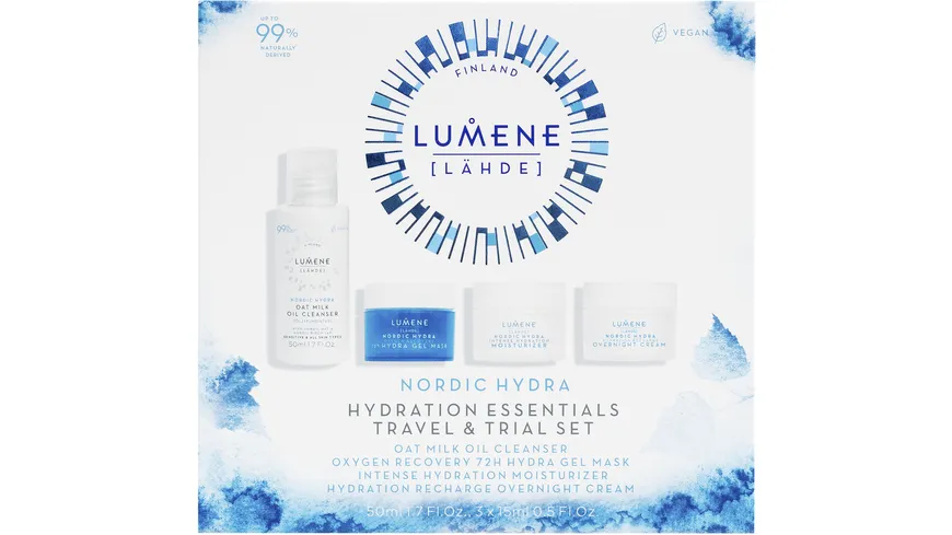Lumene Nordic Hydra Travel & Trial Geschenkpackung