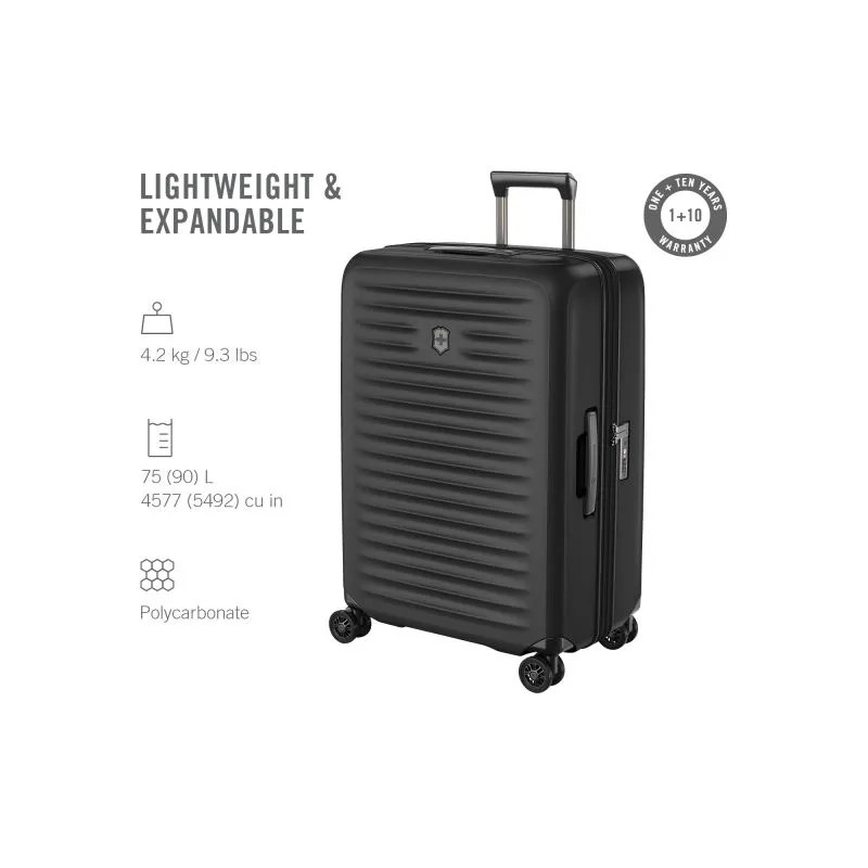 Victorinox Airox Advanced Medium Case Erweiterbar (69 cm) - Black