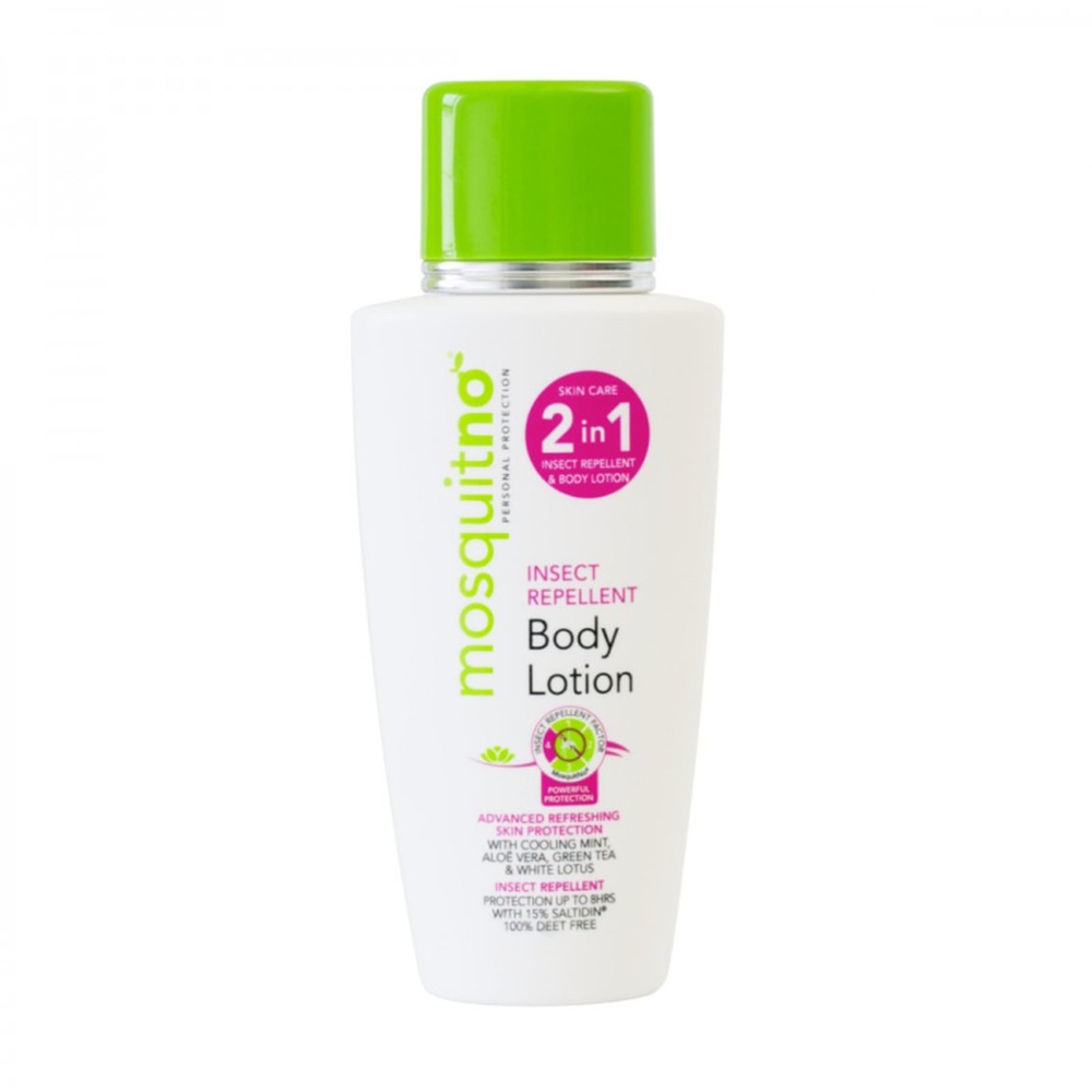 mosquitno Lotion Hydratante Corps - 100 ML 2 en 1 solaire et antimoustique
