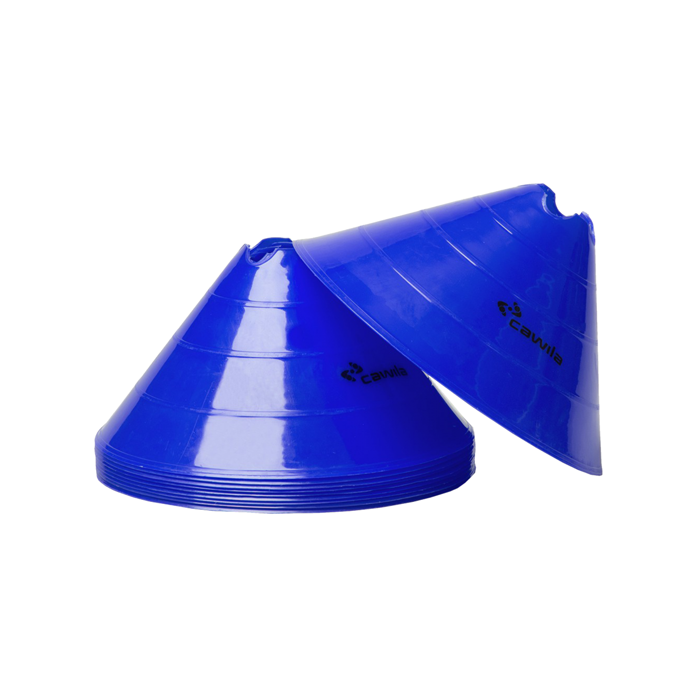 Cawila Markierungshauben L | 10er Set | Durchmesser 30cm, Höhe 15cm | blau