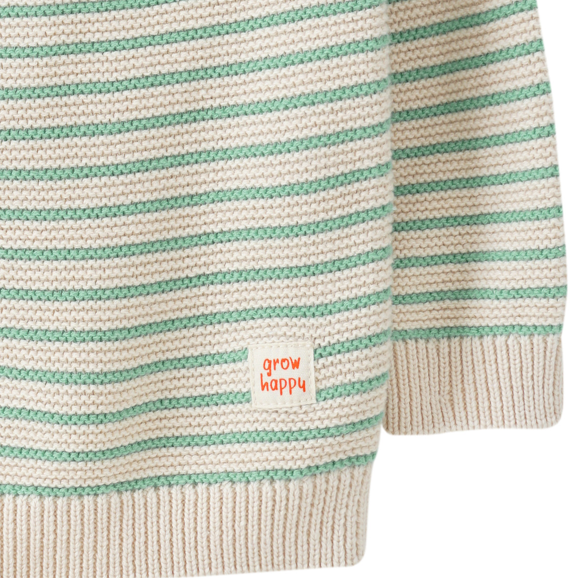 Baby Strickpullover mit Streifen