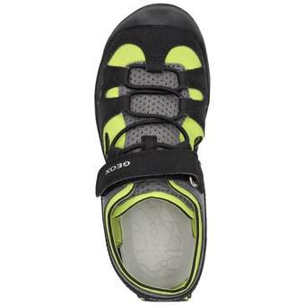 Geox J Vaniett Boy Sandale in schwarz
