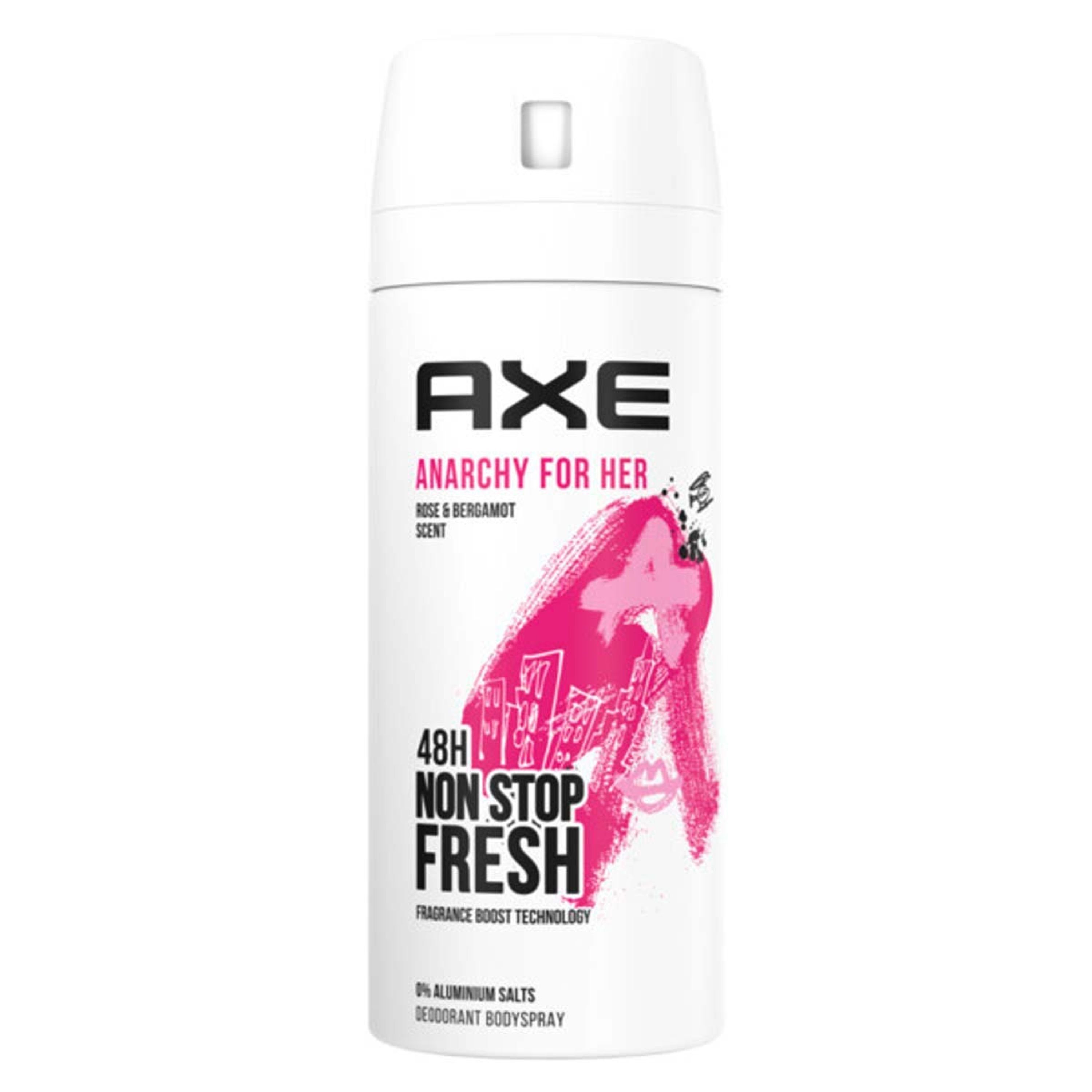 axe Deo-Set Bodyspray Anarchy for Her Deo Deospray ohne Aluminiumsalze 6x150ml