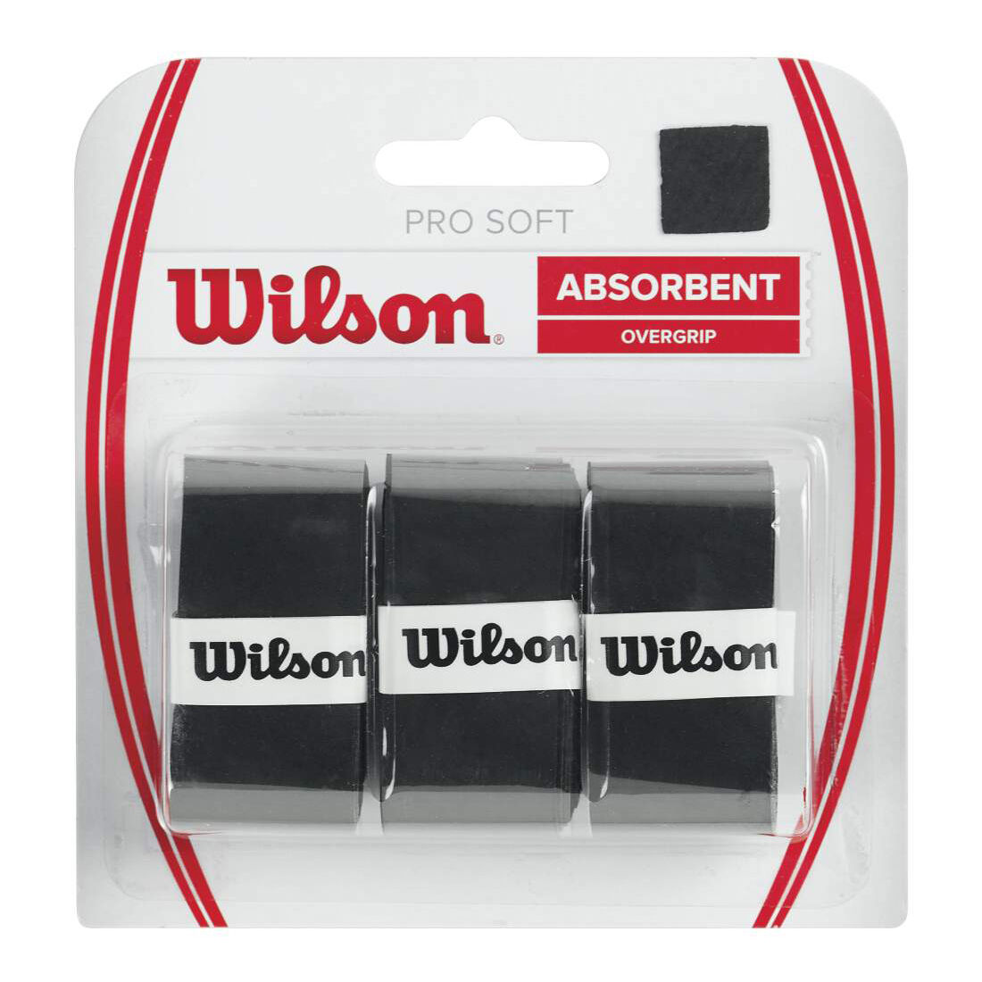 Soft Overgrip 3er Pack - Schwarz