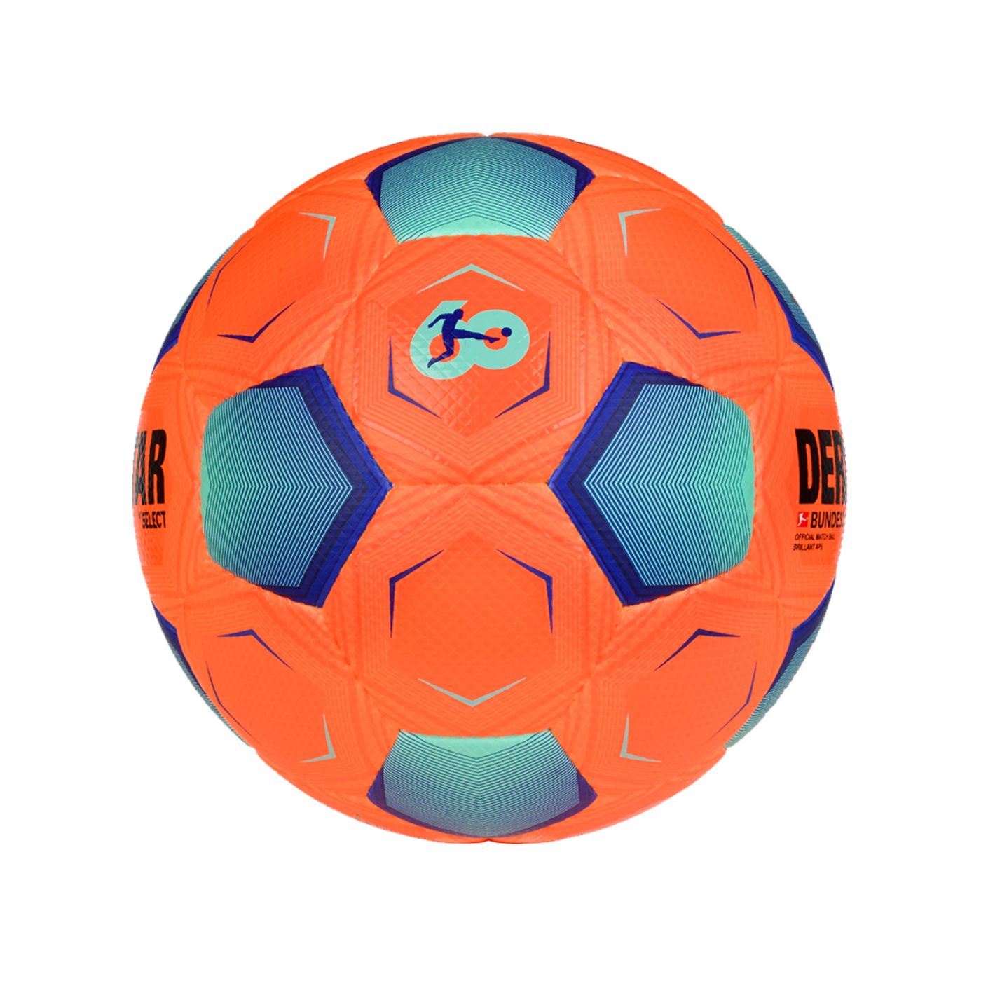 Derbystar Bundesliga Brillant APS v23 High Visible Spielball 2023/2024 Orange F023