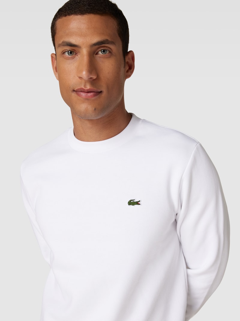 Sweatshirt mit Logo-Detail in weiß