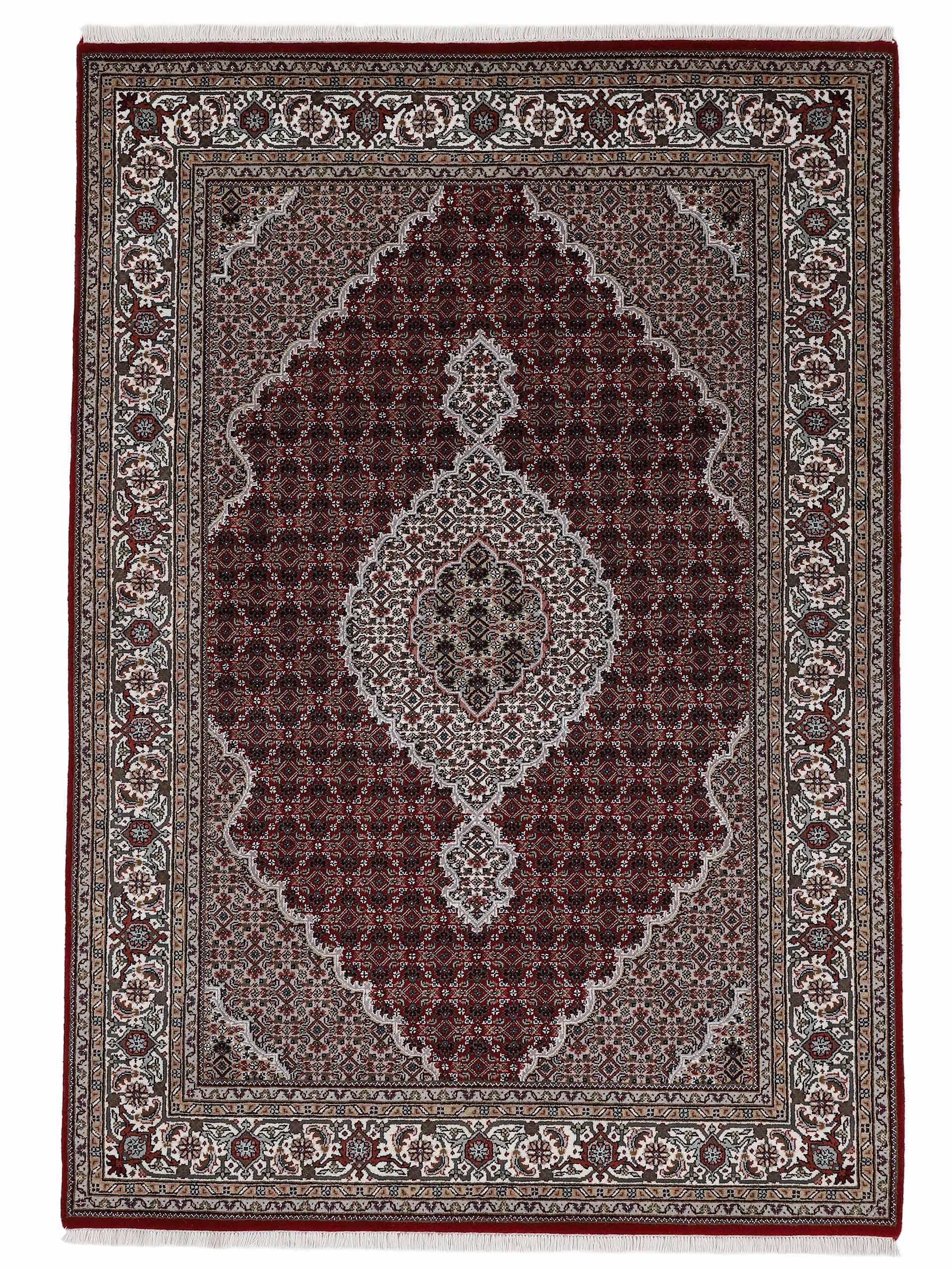 Orientteppich Orientteppich Tabriz Mahi, Woven Arts, rechteckig, Höhe: 15 mm, handgeknüpft, Wohnzimmer, reine Wolle