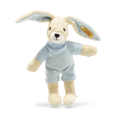 Hoppel Hase, 20 cm, hellblau