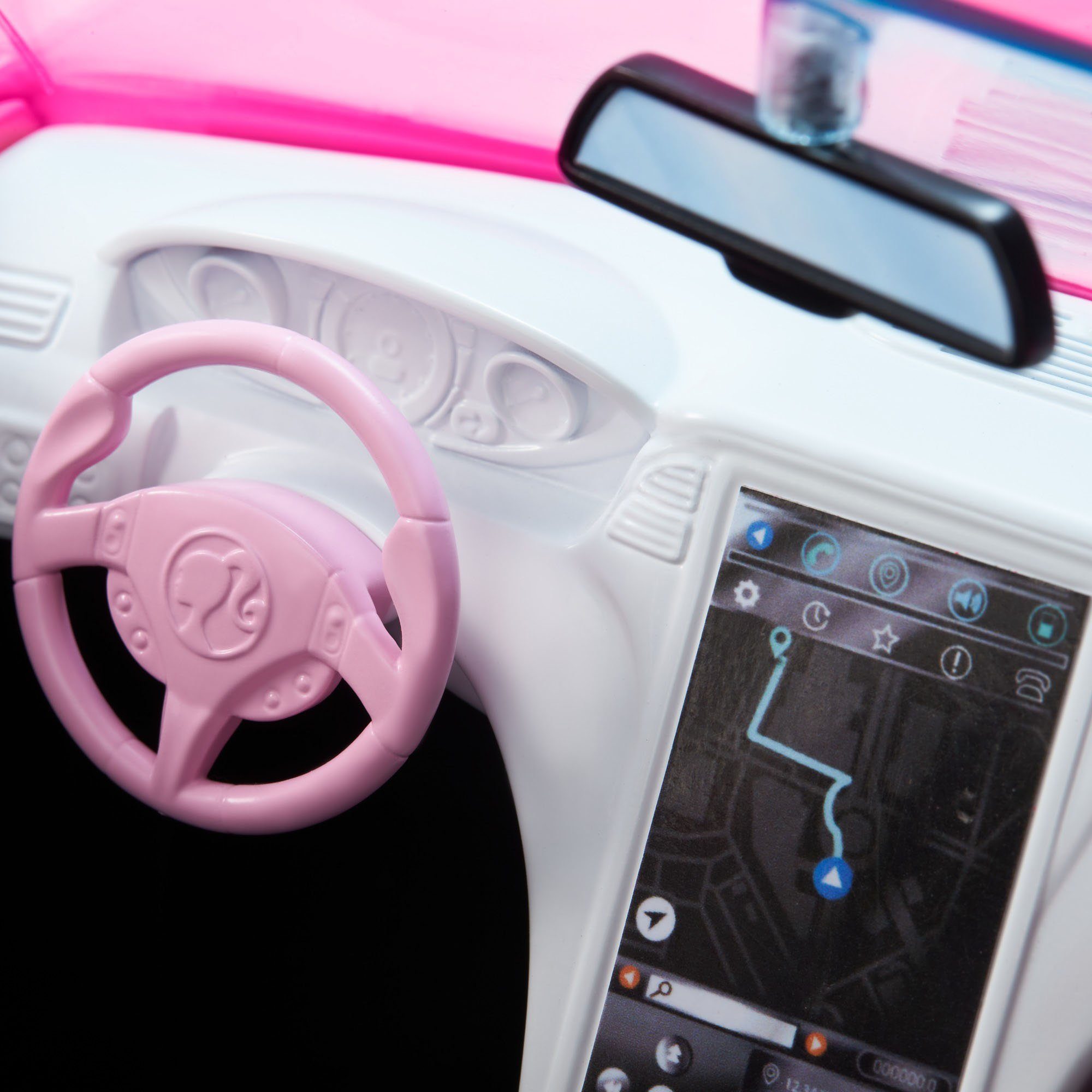 Barbie Puppen Fahrzeug Cabrio, pink
