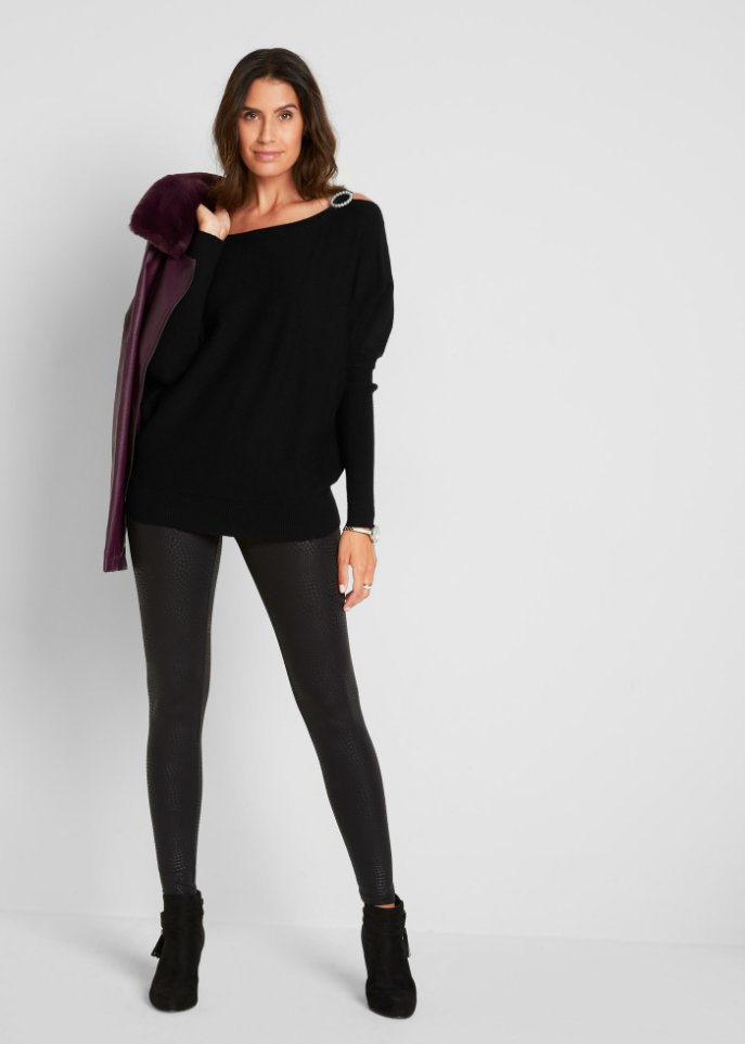 Pullover mit Perlendetail