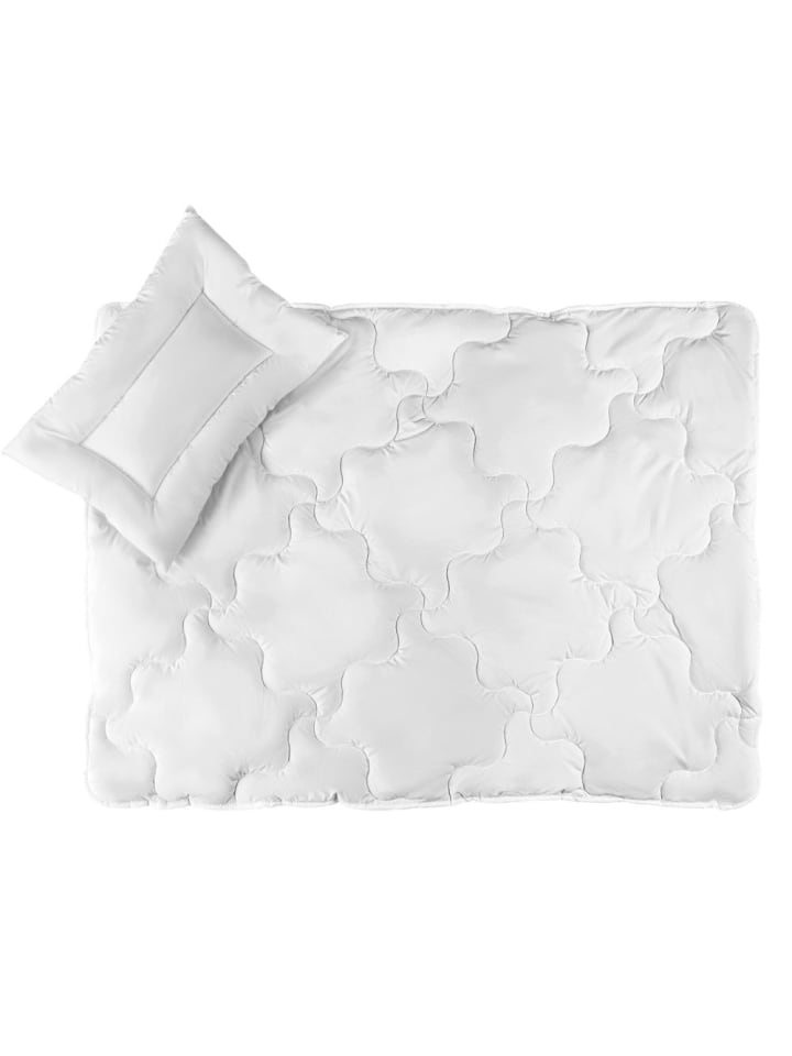 LaLoona Steppbett-Set Premium Complete 100 x 135   40 x 60 in weiss günstig kaufen onesize