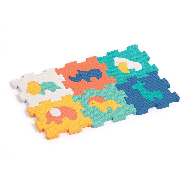 Puzzle mousse baby dalles animaux LUDI