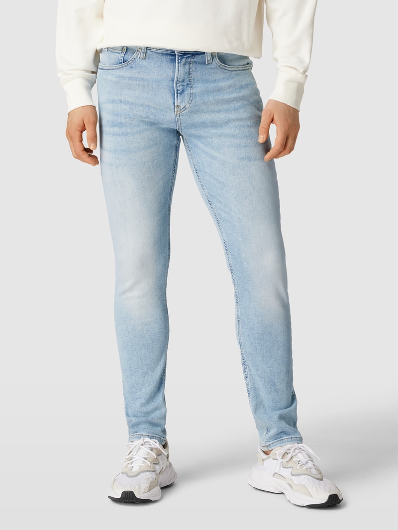 Skinny Fit Jeans mit Stretch-Anteil in hellblau