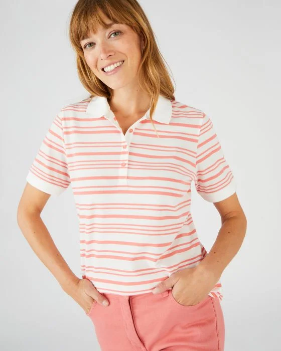 Polo maille piquée